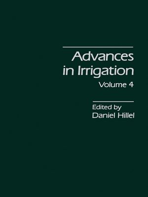 cover image of Advances in Irrigation, Volume 4